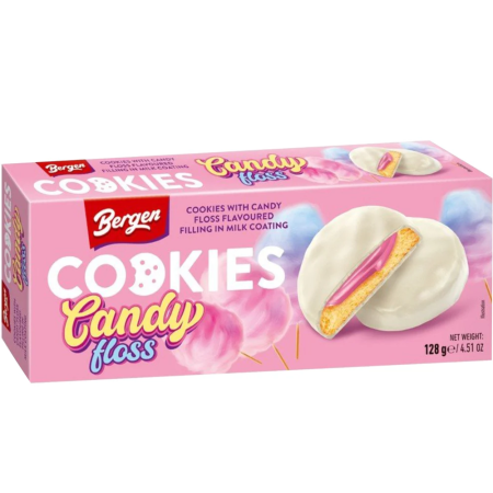 Produse Alimentare - Bergen Candy Floss Cookies HU 128g