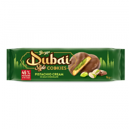 Produse Alimentare - Bergen Dubai Style Cookies Pistacchio HU 96g