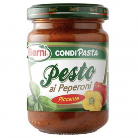 Sosuri gata preparate - Berni Pesto Peperoni Piccante 135g