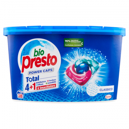 Spălare & Întreținere Rufe - Bio Presto Caps Classico x18