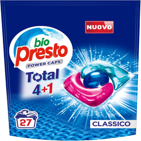 Spălare & Întreținere Rufe - Bio Presto Power Caps Classico 27 capsule