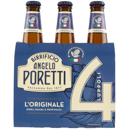 Băuturi - Birra Poretti Tris 4 Luppoli 3x330ml