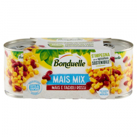 Conserve de legume - Bonduelle Mais & Fagioli Rossi 3x170g