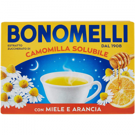 Cafea & Ceai - Bonomelli Camomilla Solubile con Miele e Arancia 16 filtri