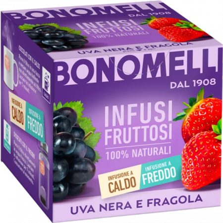 Cafea & Ceai - Bonomelli Uva Nera/Fragola 48g