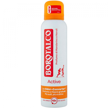 Deodorante, antiperspirante - Borotalco Active Aranco 150ml deo spray