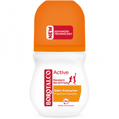Deodorante, antiperspirante - Borotalco Active Odor Arancione 50ml deo roll-on
