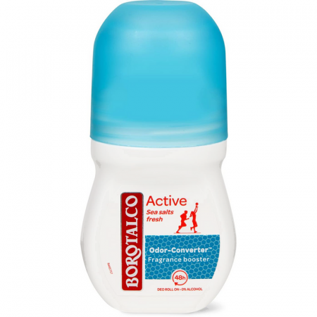 Deodorante, antiperspirante - Borotalco Active Odor Blu 50ml deo roll-on