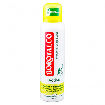 Deodorante, antiperspirante - Borotalco Active Giallo 150ml deo spray