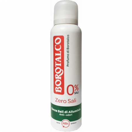 Deodorante, antiperspirante - Borotalco Deo Spray Zero Sali 150ml