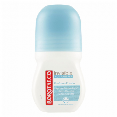 Îngrijire Personală - Borotalco Invisible Fresco 50ml deo roll-on