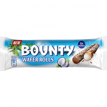 Produse Alimentare - Bounty Wafer Rolls NL 23.4g