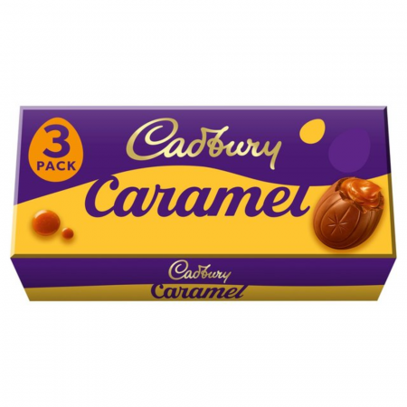 Specialități Crăciun 2025 - Cadbury Caramel Eggs 3 Pack UK 120g