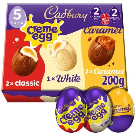 Produse Alimentare - Cadbury Mixed Creme Eggs 5pk 200g