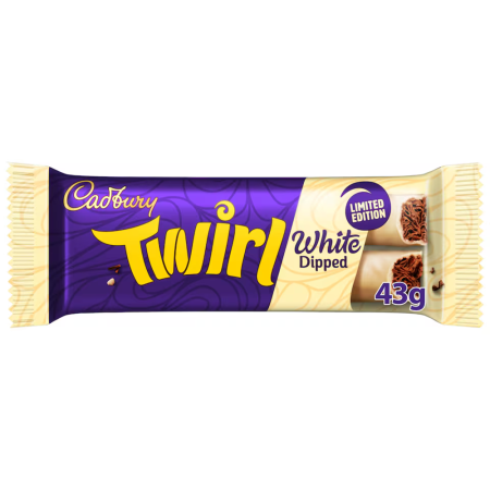 Produse Alimentare - Cadbury Twirl White UK 43g