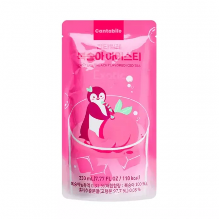 Băuturi - Cantabile Peach Iced Tea KOR 230ml
