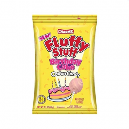 Snackuri & Chipsuri - Charms Fluffy Stuff Birthday Cake Cotton Candy USA 60g