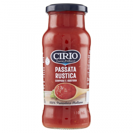 Suc de roșii, roșii decojite - Cirio Passata Rustica 350g