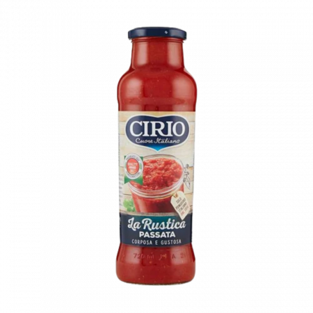 Suc de roșii, roșii decojite - Cirio Passata Rustica 680ml