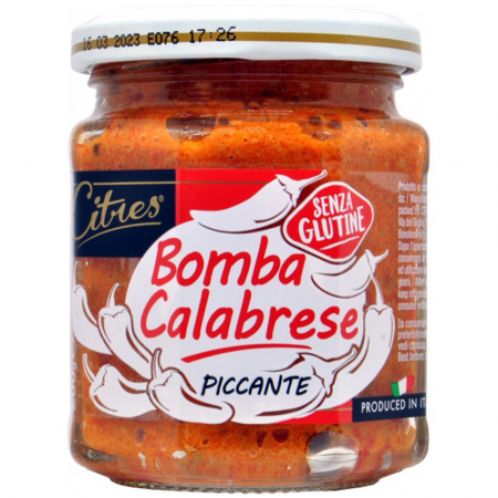 Conserve de legume - Citres Crema Bomba Calabrese Piccante 200g