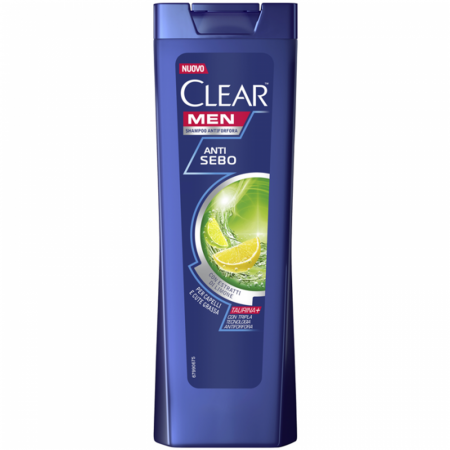 Îngrijire Personală - Clear Men Antiforfora Antisebo Grassi 225ml