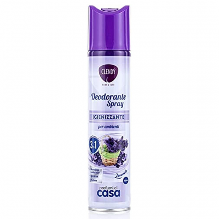 Odorizante cameră - Clendy Spray Ambiente Lavanda 300ml