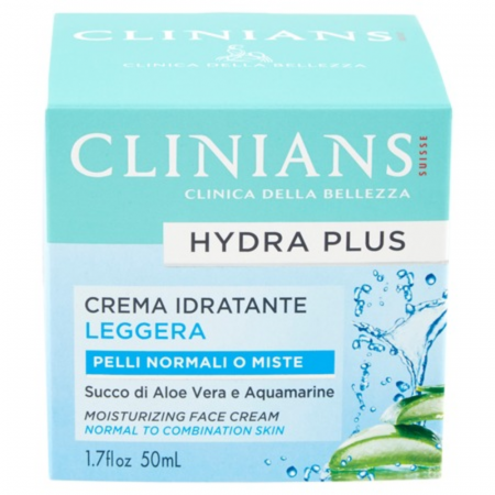 Îngrijire Personală - Clinians Crema Hydra Plus Idratante P/Normali Aloe 50ml