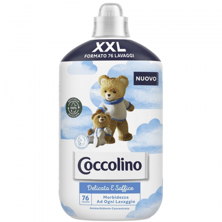 Produse de Curățenie - Coccolino 76 Bianco Delicato 1.75l balsam