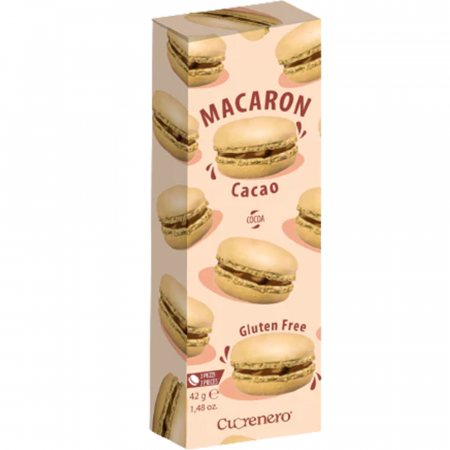 Dulciuri - Cuorenero Macaron Cacao 42g