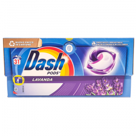 Spălare & Întreținere Rufe - Dash Pods 31 Ecodosi Lavanda
