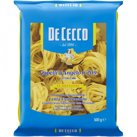 Produse Alimentare - De Cecco 209 Capelli d'Angelo 500g
