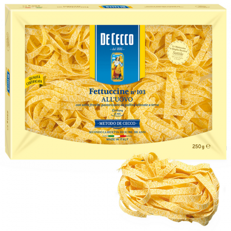Paste Italiene - De Cecco 103 Fettuccine all'Uovo 250g