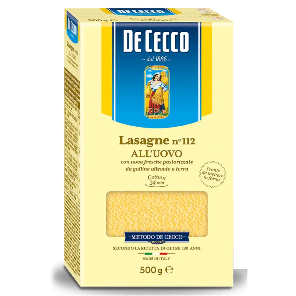 Produse Alimentare - De Cecco Lasagna all'Uovo 500g
