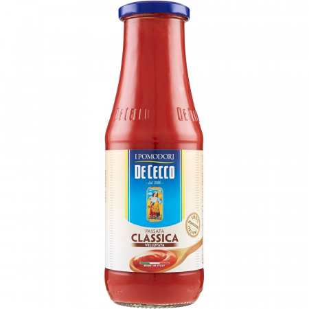 Suc de roșii, roșii decojite - De Cecco Passata Classica 700g