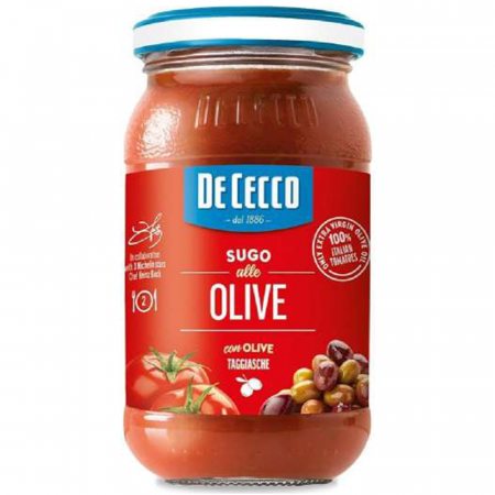 Sosuri pentru paste - De Cecco Sugo Olive 200ml sos paste