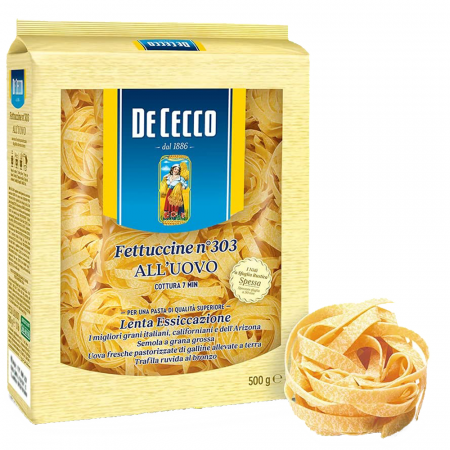 Paste Italiene - De Cecco Fettuccine all'Uovo N303 500g