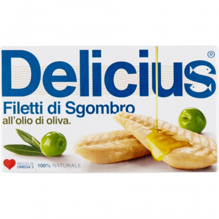 Conserve & Borcane - Delicius Filetti Sgombro Olio di Oliva 125g