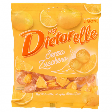 Jeleuri & Bomboane - Dietorelle Caramelle Gommose Limone 70g