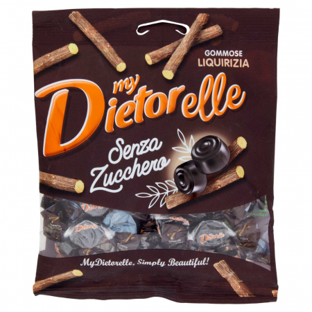 Jeleuri & Bomboane - Dietorelle Caramelle Gommose Liquirizia 70g