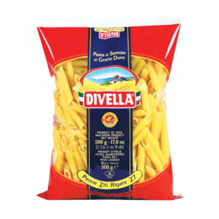 Produse Alimentare - Divella 27 Penne Ziti Rigate 500g