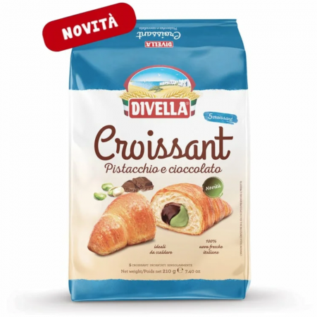 Croissante, Foitaje & Prăjiturele - Divella Croissant Pistacchio Cioccolato 210g