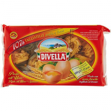 Paste Italiene - Divella Paglia e Fieno all'Uovo 500g (exp. 24.11.25)
