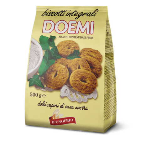 Biscuiți & Fursecuri - Doemi Biscotti Integrali 500g