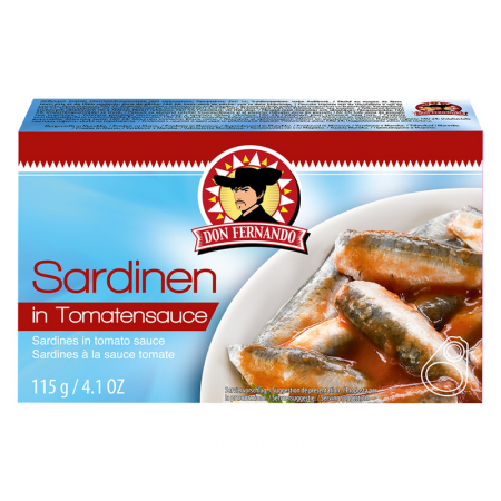Don Fernando Sardine in Sos de Rosii 115g