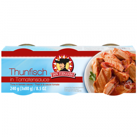 Conserve de ton, pește - Don Fernando Ton in Sos de Rosii 3x80g