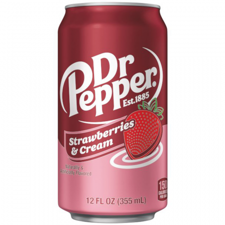 Sucuri - Dr. Pepper Strawberries & Cream USA 355ml