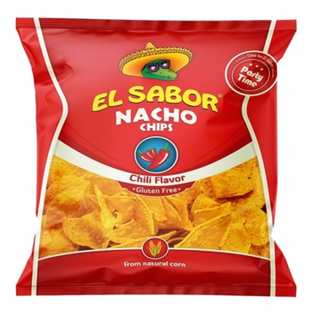 Snackuri & Chipsuri - El Sabor Nacho Chips Chili 225g