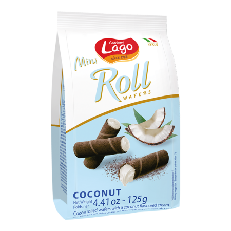Produse Alimentare - Elledi Lago Mini Roll Cocos 125g