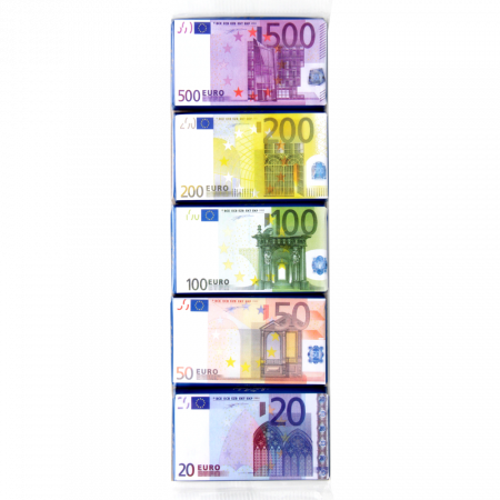 Ciocolată - EURO Bancnote Ciocolata 75g (5x15g)