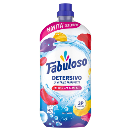 Produse de Curățenie - Fabuloso Lavatrice 47 Freschezza Floreale 1.9l